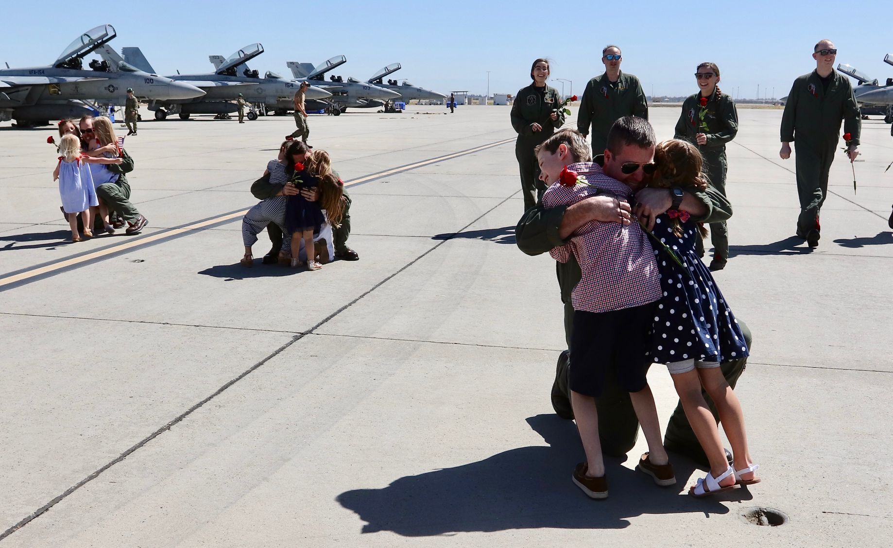 Roosevelt hugs